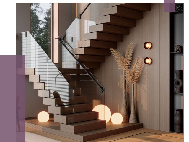 Изготовление и монтаж лестниц в Прохладном от 92081 руб. | ПРОЛЁТ-Прх