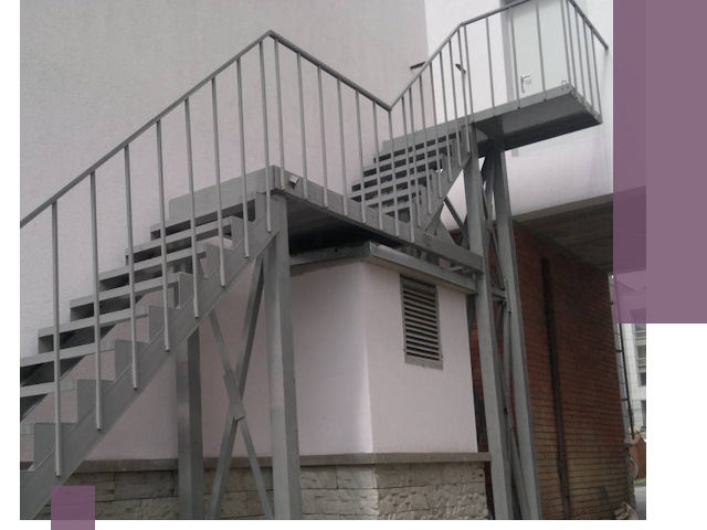 Монтаж пожарных лестниц под ключ в Прохладном с гарантией качества