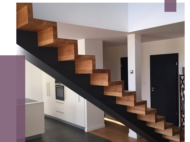 Изготовление деревянных лестниц в Прохладном от 92081 руб. | ПРОЛЁТ-Прх