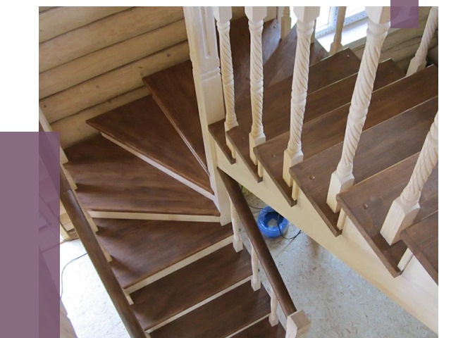 Реставрация деревянных лестниц в Прохладном от 4550 руб.