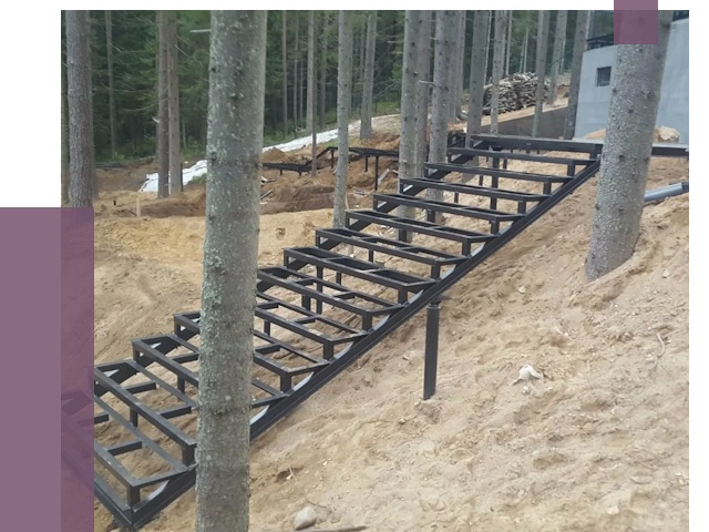 Монтаж металлических лестниц в Прохладном от 14354 руб. 