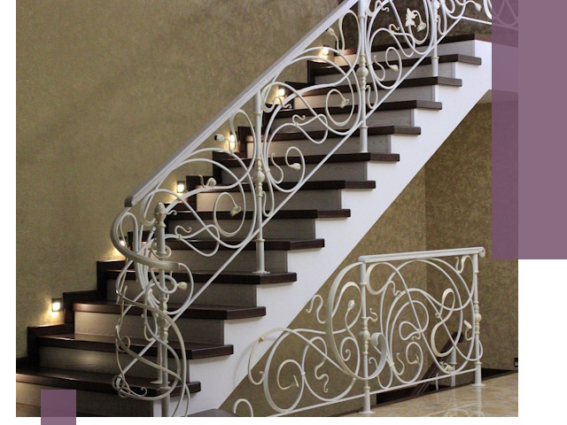 Кованые лестницы под ключ в Прохладном — изготовление и монтаж