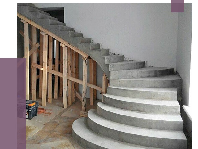 Изготовление бетонных лестниц под ключ в Прохладном от 21124 руб. | ПРОЛЁТ-Прх