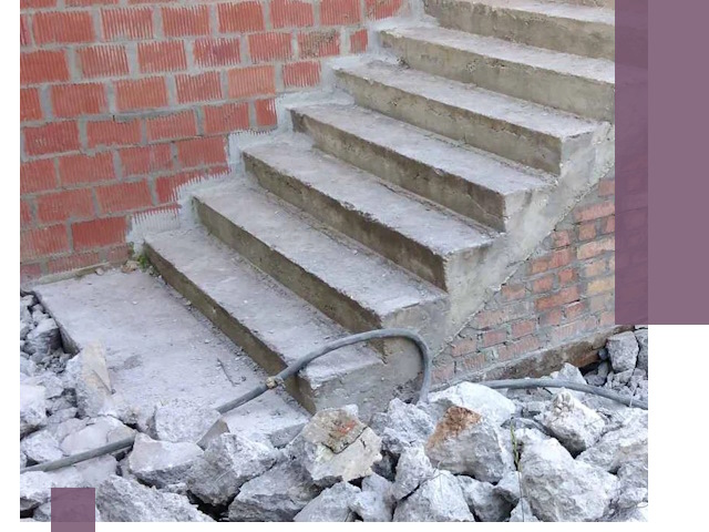 Демонтаж бетонных лестниц в Прохладном: быстро и безопасно
