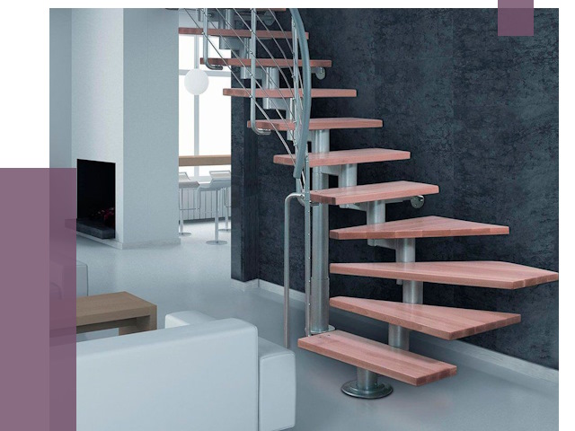 Модульные лестницы в Прохладном от 17874 руб. — купить в ПРОЛЁТ-Прх