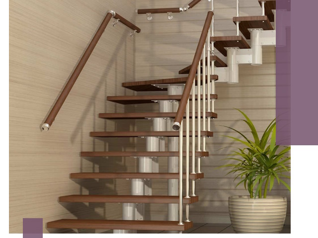 Изготовление модульных лестниц под ключ в Прохладном