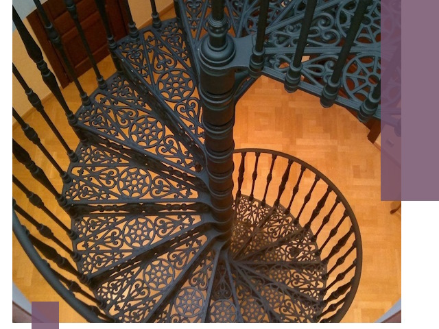 Винтовые лестницы под ключ в Прохладном: производство и монтаж