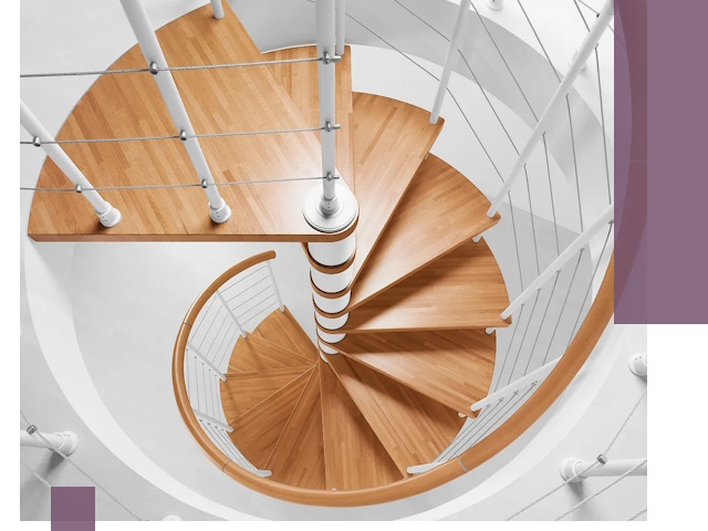 Изготовление винтовых лестниц под ключ в Прохладном