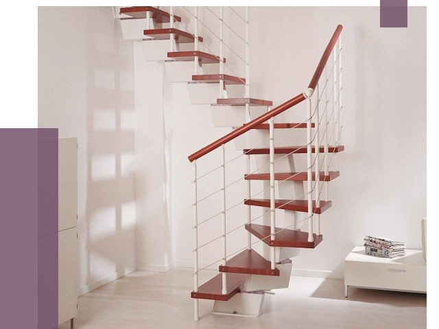 Изготовление лестниц на больцах в Прохладном от 10291 руб. | ПРОЛЁТ-Прх