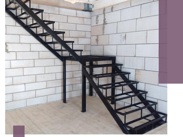 Лестницы на металлокаркасе под ключ в Прохладном — изготовление и монтаж