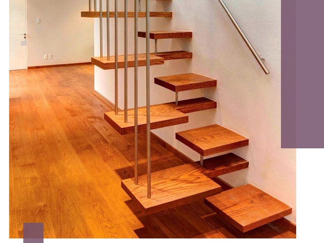 Лестницы «гусиный шаг» на заказ в Прохладном для узких пространств