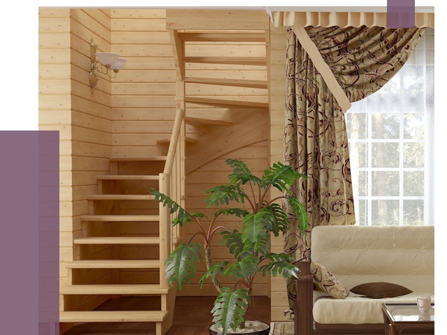 Лестницы для дачи в Прохладном от 80435 руб.  | ПРОЛЁТ-Прх