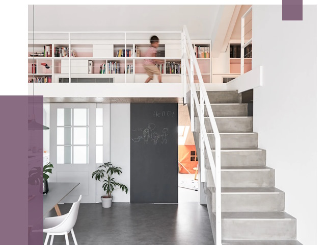 Лестницы для двухуровневой квартиры в Прохладном от 186869 руб. | ПРОЛЁТ-Прх