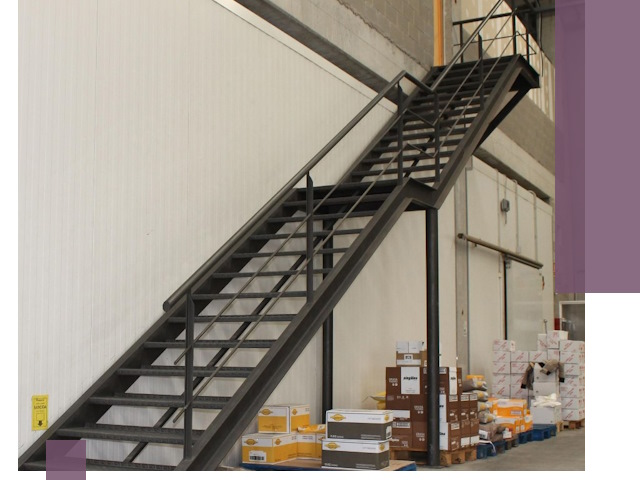 Лестницы для производства в Прохладном — изготовление и монтаж