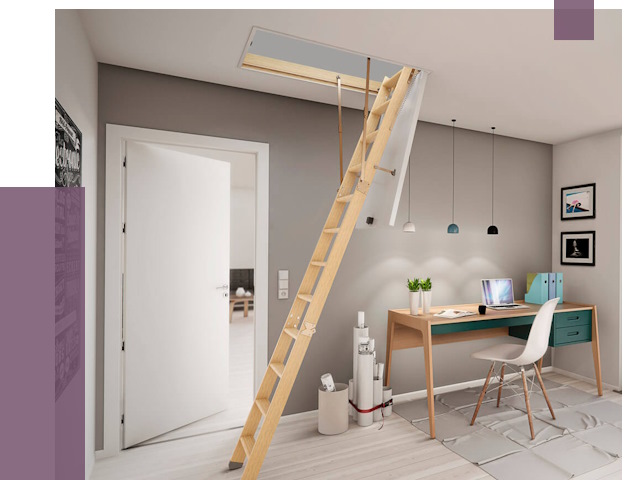 Чердачные лестницы в Прохладном — от 15437 руб. | ПРОЛЁТ-Прх
