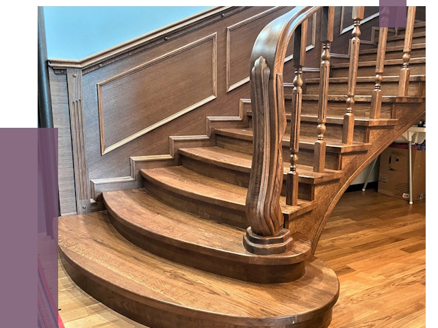 Дубовые лестницы под ключ в Прохладном от 186869 руб. — ПРОЛЁТ-Прх