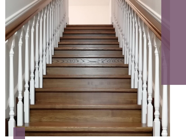 Лестницы из ясеня на заказ в Прохладном — изготовление и монтаж