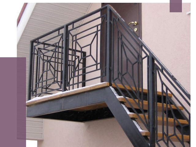 Металлические перила в Прохладном от 4550 руб.  | ПРОЛЁТ-Прх