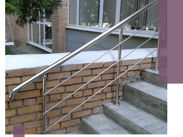 Перила из нержавеющей стали высокого качества в Прохладном