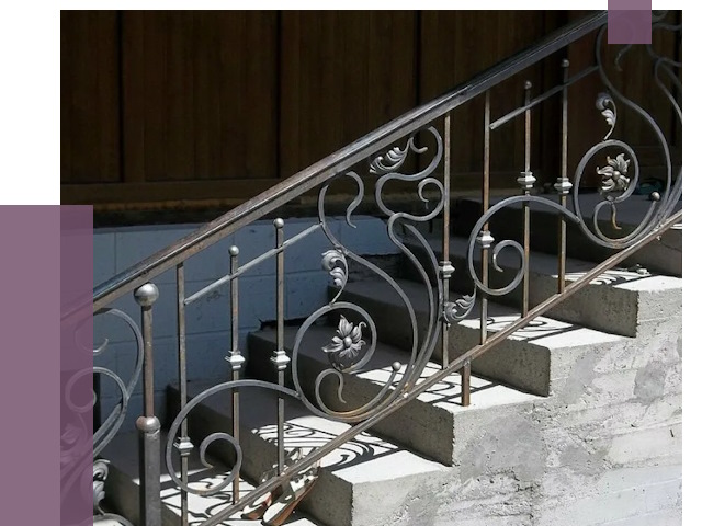 Кованые перила в Прохладном от 9208 руб. под ключ — качество от ПРОЛЁТ-Прх