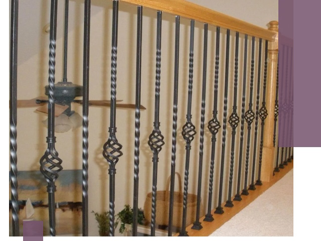 Изготовление и монтаж кованных перил в Прохладном под ключ