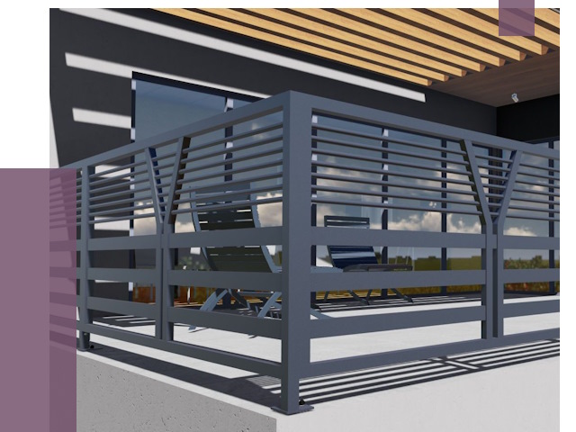 Изготовление балконных ограждений в Прохладном от 11375 руб. | ПРОЛЁТ-Прх