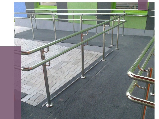 Ограждения пандусов в Прохладном от 4604 руб. монтаж | ПРОЛЁТ-Прх