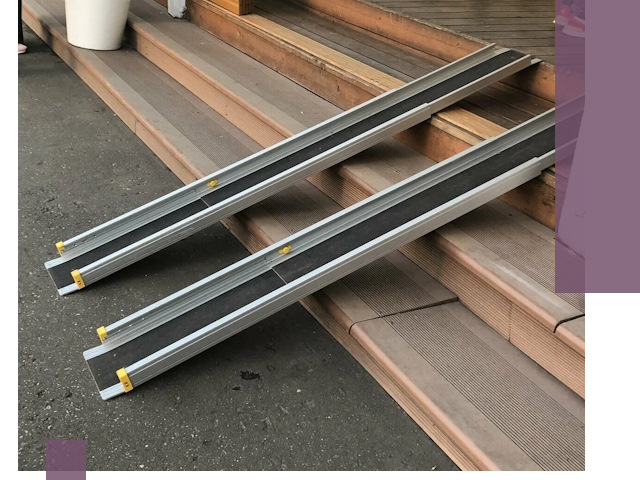 Телескопические пандусы под ключ в Прохладном — изготовление и монтаж