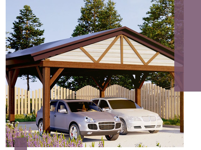 Навесы для автомобиля в Прохладном — изготовление и монтаж