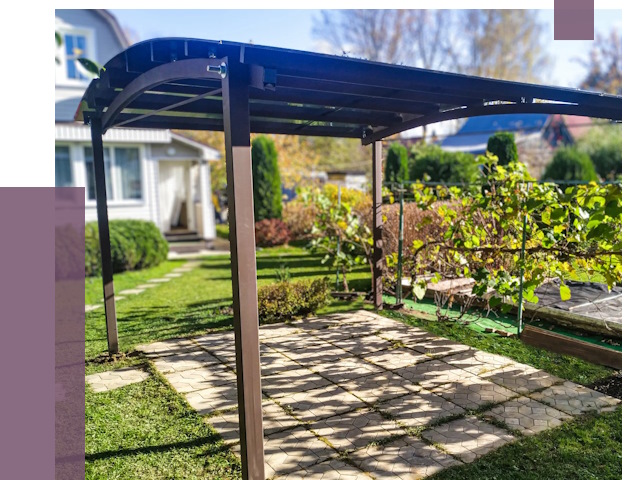 Навесы для дачи в Прохладном от 13487 руб. под ключ — ПРОЛЁТ-Прх