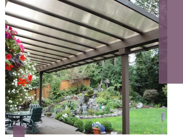 Навесы из поликарбоната под ключ в Прохладном быстро и надёжно