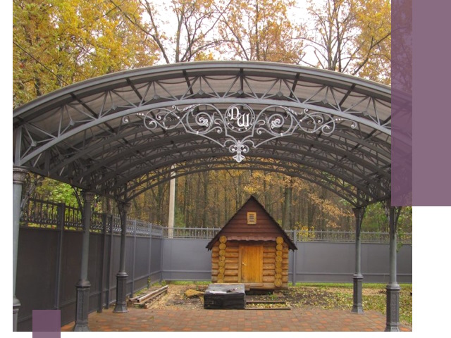 Кованые навесы премиум-класса под заказ в Прохладном