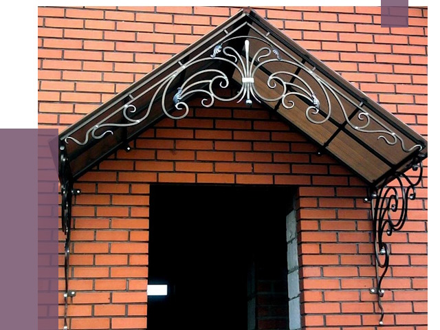 Металлические козырьки в Прохладном от 11320 руб. 