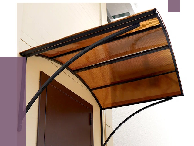 Недорогие козырьки в Прохладном от 8038 руб.  | ПРОЛЁТ-Прх