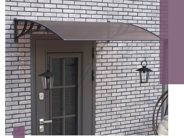 Недорогие козырьки и навесы под ключ в Прохладном