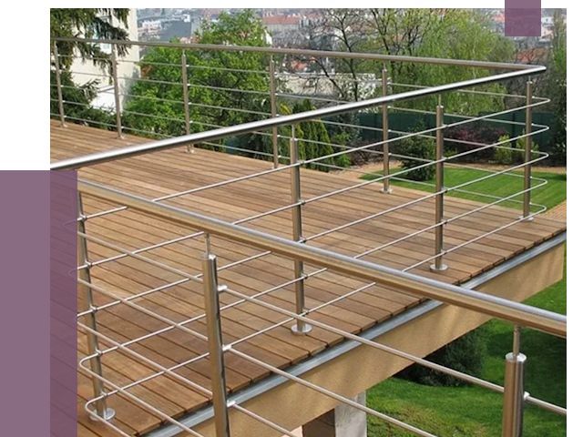 Алюминиевые парапеты в Прохладном под ключ от 8233 руб. 