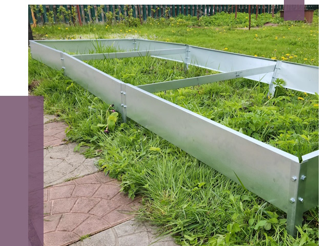Металлические бордюры для грядок в Прохладном от 1896 руб. 