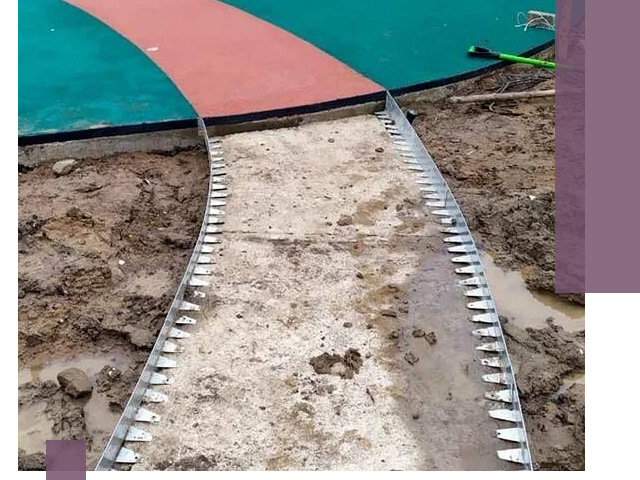 Металлические бордюры для дорожек в Прохладном — монтаж и изготовление