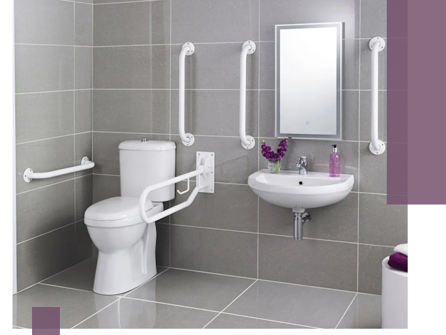 Поручни для санузлов в Прохладном: установка, ремонт и монтаж