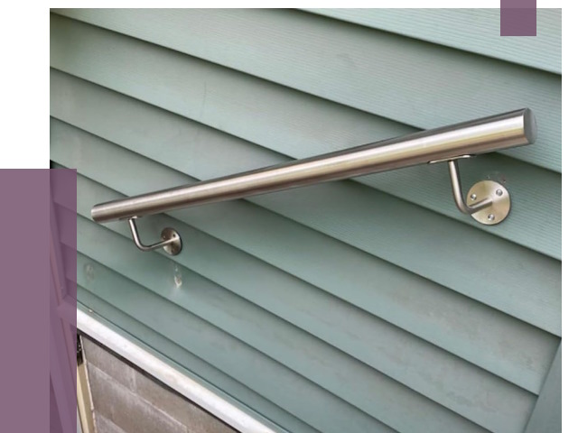 Поручни из нержавеющей стали в Прохладном от 8125 руб.  | ПРОЛЁТ-Прх