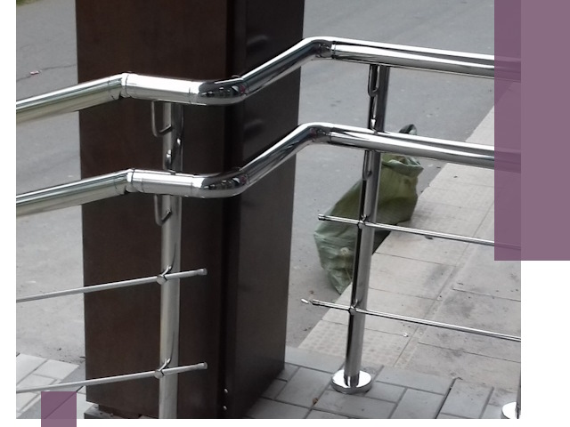 Монтаж поручней из нержавеющей стали в Прохладном качественно и быстро